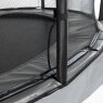 EXIT Elegant Premium inground trampoline 214x366cm met Deluxe veiligheidsnet - grijs