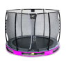 EXIT Elegant Premium inground trampoline ø305cm met Deluxe veiligheidsnet - paars