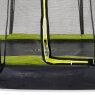 EXIT Silhouette inground trampoline 244x366cm met veiligheidsnet - groen