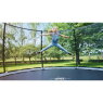 EXIT Elegant trampoline ø427cm met Economy veiligheidsnet - zwart