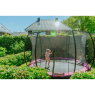 EXIT Silhouette inground trampoline ø366cm met veiligheidsnet - roze