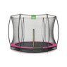 EXIT Silhouette inground trampoline ø244cm met veiligheidsnet - roze