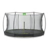 EXIT Silhouette inground trampoline ø366cm met veiligheidsnet - zwart