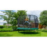 EXIT Elegant Premium trampoline ø427cm met Deluxe veiligheidsnet - groen