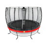 EXIT Elegant trampoline ø427cm met Economy veiligheidsnet - rood