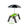 EXIT Aksent zand- en watertafel met parasol en tuingereedschap