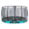 EXIT Elegant inground trampoline ø427cm met Economy veiligheidsnet - blauw