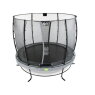 EXIT Elegant trampoline ø305cm met Economy veiligheidsnet - grijs