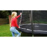 EXIT Black Edition trampoline ø244cm - zwart