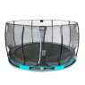 EXIT Elegant inground trampoline ø366cm met Economy veiligheidsnet - blauw