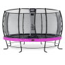 EXIT Elegant Premium trampoline ø427cm met Deluxe veiligheidsnet - paars