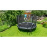 EXIT Elegant trampoline ø253cm met Economy veiligheidsnet - zwart