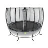 EXIT Elegant trampoline ø427cm met Economy veiligheidsnet - grijs