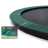 EXIT InTerra groundlevel trampoline ø305cm - groen