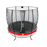 EXIT Elegant trampoline ø253cm met Economy veiligheidsnet - rood