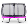 EXIT Elegant Premium trampoline 244x427cm met Deluxe veiligheidsnet - paars