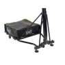 EXIT Galaxy verplaatsbaar basketbalbord op wielen met dunkring - black edition