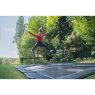 EXIT Dynamic groundlevel sports trampoline 244x427cm - zwart