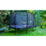 EXIT Elegant Premium trampoline 244x427cm met Deluxe veiligheidsnet - zwart